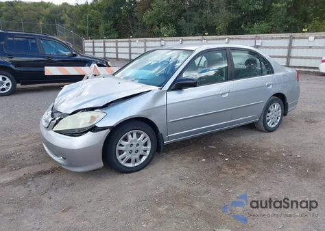 2005 Honda Civic Lx из США, поврежденный, VIN 2HGES16555H517761